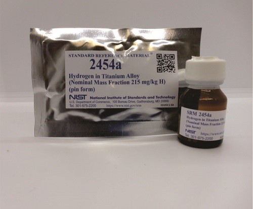 SRM 2454a  鈦合金中的氫（標(biāo)稱(chēng)質(zhì)量分?jǐn)?shù)215mg /kg H）（針形）標(biāo)準(zhǔn)品
