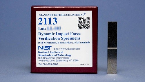 SRM 2113  動態沖擊力驗證樣本(自驗證，8毫米前鋒；33 kN標稱)